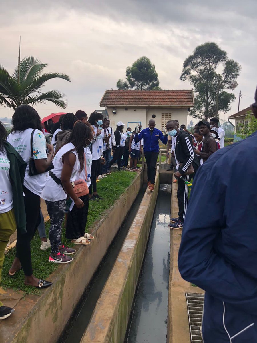 Today I was able to represent Mvule Generation and my university Mubs in the Women in the Climate Change walk. We visited the Lubigi sewage treatment plant where we were guided by Mr. Andrew Kabuga about the process of sewerage treatment.