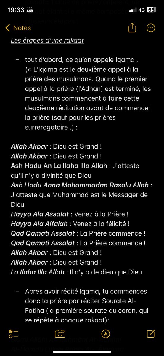 dyna_mkh's tweet photo. assalam3aleykoum, j’ai écrit un « guide » pour la prière pour un ami qui voulait apprendre, je le met ici si ça peut en aider certains :)
hésitez pas à rajouter des trucs si j’ai oublié !! https://t.co/LQScGPDUXK