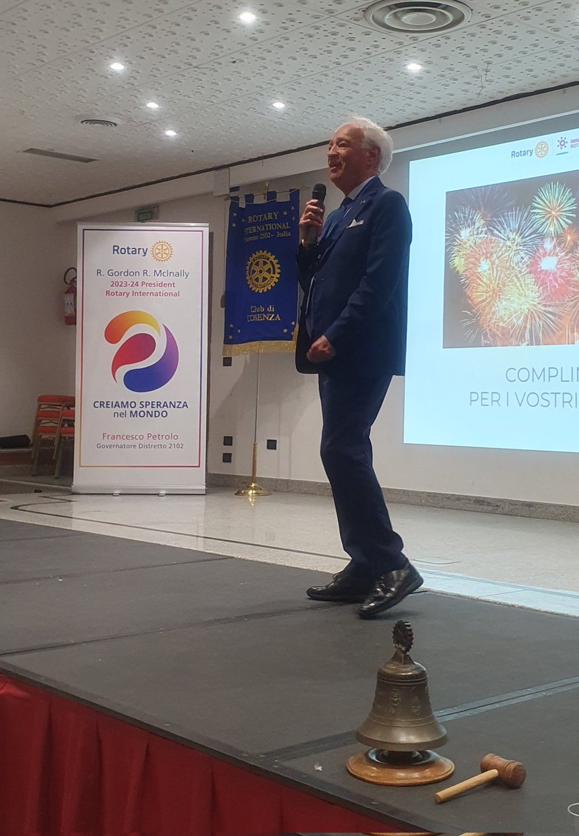 Allocuzione finale di Gabrio Filonzi - Rappresentante Presidente Internazionale 
#IICongressoDistrettualeRotary 
#ImagineRotary #EnjoyRotary #Rotary #Rotaract #Interact #Distretto2102