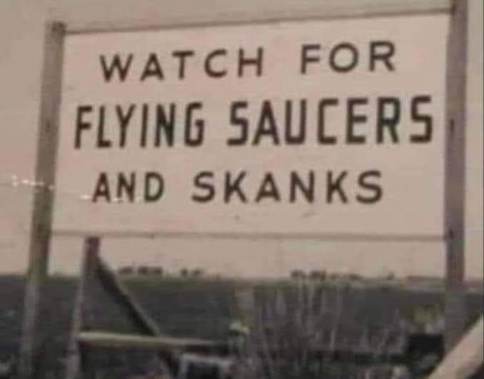 Careful out there #ufo #flyingsaucer #planetweird #thegreys