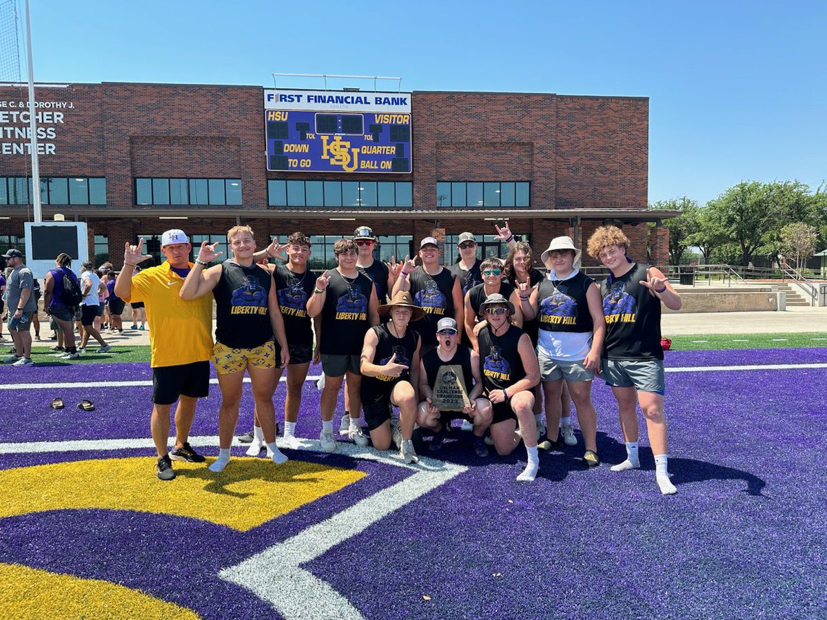 Introducing your 2023 Lineman Challenge State Champions. Way to put in the work and get after it. #ALLIN #BigBody