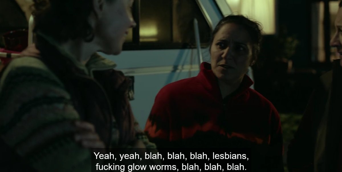 yeah, yeah, blah, blah, blah, lesbians, fucking glow worms, blah, blah, blah #deadloch