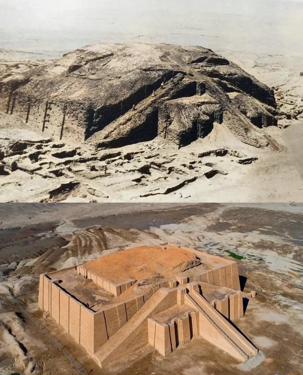 Before and after the excavation and restoration of the Ziggurat of Ur, built approximately 4000 years ago by King Ur-Nammu of the Neo-Sumerian Empire, the ziggurat of Ur stands as one of the oldest temples in Iraq that still exists today. It is located about an hour's drive from…