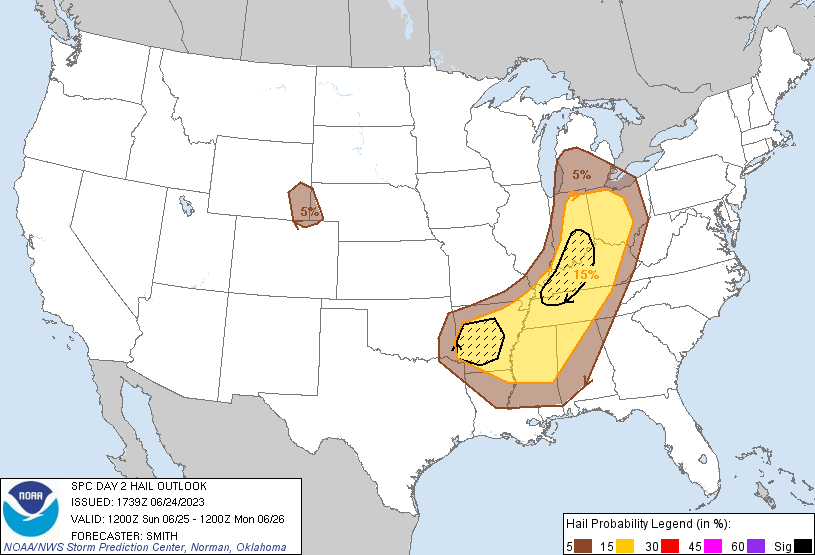 D2
#EnhancedRisk in C-E US esp #Nashville, #Clarksville, #Murfreesboro, #Louisville, #Lexington, #BowlingGreen, #CovingtonKY, #Frankfort, #Cincinnati, #HamiltonOH, #DaytonOH, #WilmingtonOH
5% #Tornado/30% #Wind/15% SIG #Hail risk
#Wxtwitter #SPC #SevereWX #TNwx #KYwx #INwx #OHwx