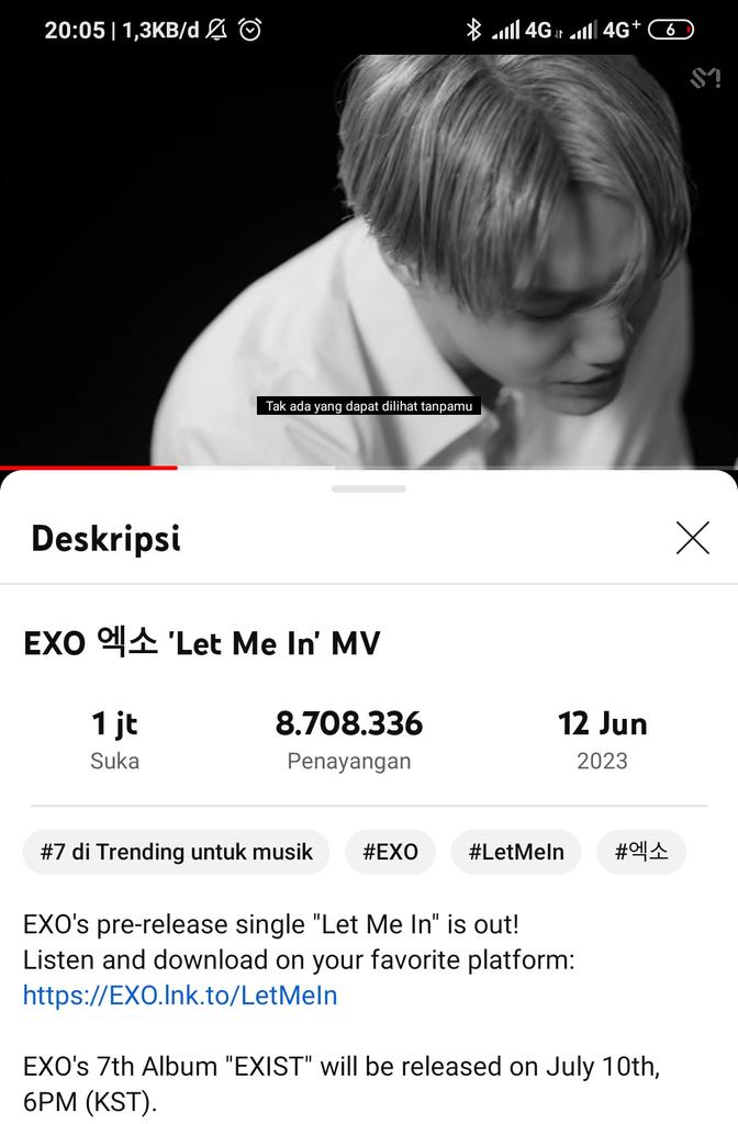 psp_iraz's tweet photo. I've streamed EXO - Let Me In MV on YouTube (87)

https://t.co/bRL77qKg5U

#LetMeInByEXO #EXO_EXIST #EXO_LetMeIn #EXOisBack #LetMeIn_StreamingParty https://t.co/hRB1bIyI98