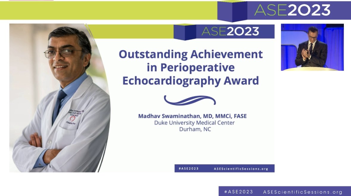 Kiran Belani, MD, FASE, FACC (@kibelani) on Twitter photo One of the GOATs- so well deserved!! Congratulations <a href="/mswami001/">Madhav Swaminathan</a>!!!! <a href="/ASE360/">American Society of Echocardiography</a> One of the GOATs- so well deserved!! Congratulations <a href="/mswami001/">Madhav Swaminathan</a>!!!! <a href="/ASE360/">American Society of Echocardiography</a>