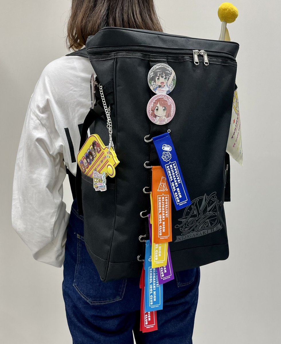 🌈#虹ヶ咲 学園購買部🌈 ／ ニジガクスクエアリュック 受付は明日23:59