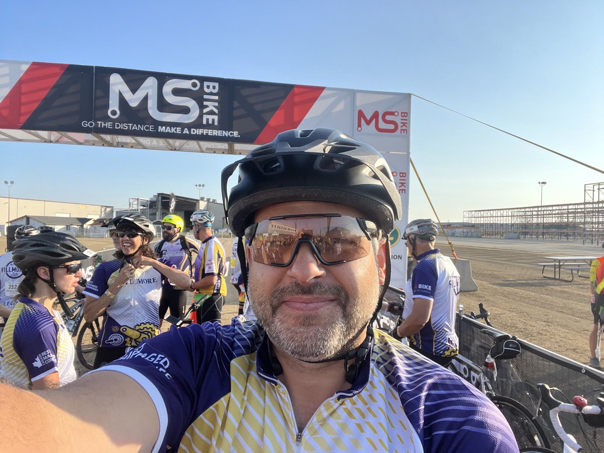 The face of someone excited to ride! 😂. It’s not too late to donate. ⁦@MSCanOfficial⁩ ⁦@MSBikeTour⁩ #leductocamrose #endms