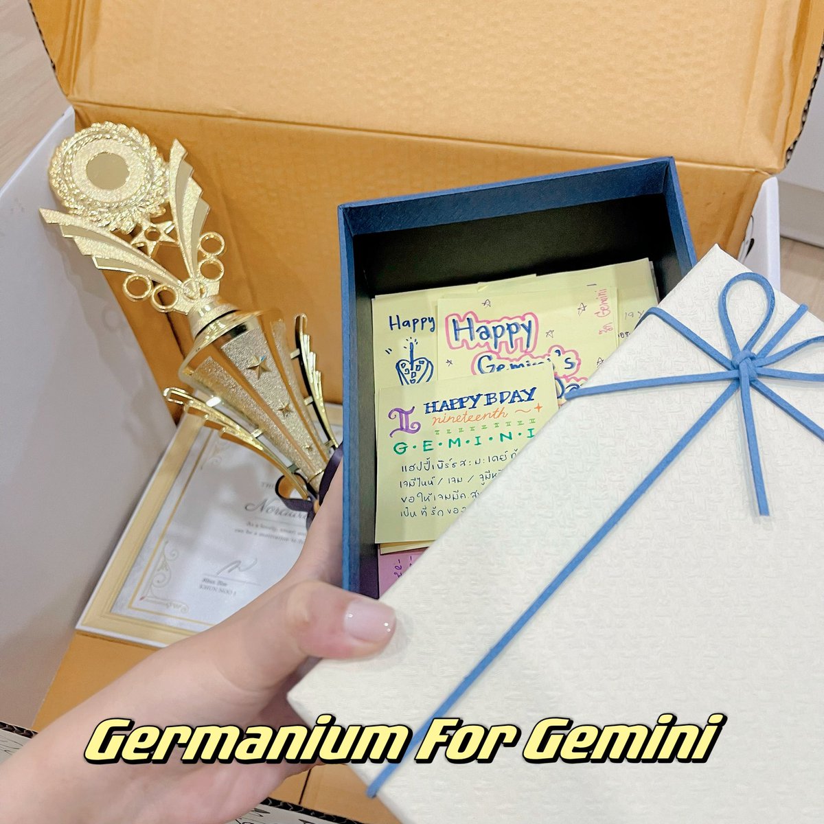Germaniumgemini's tweet photo. ข้อความของทุกคนถูกส่งให้เจมีไนน์เรียบร้อยแล้วนะค้าบบ 🙇🏻‍♀️💖✨🫶🏻

#Gemini19thBDProject 
#GermaniumForGemini
#เจมีไนน์ #Gemini_NT #เจมีไนน์นรวิชญ์ https://t.co/blZo8GdlC8