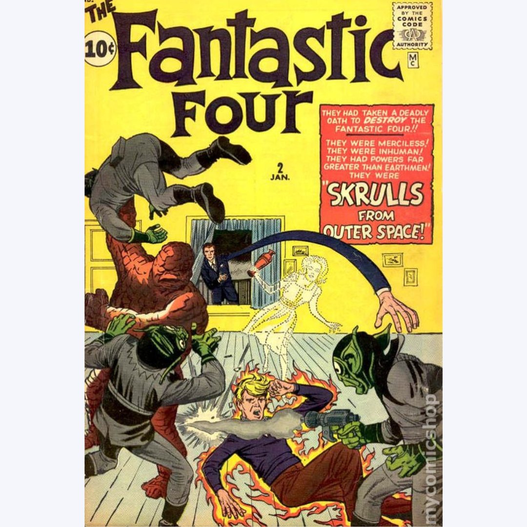 With all this talk of SKRULLS—start with their 1st appearance! Silver Age joy!
#silverage #silveragecomics #silveragesaturday #skrulls #skrullinvasion #fantasticfour #marvelcomics #marvelcomicsgroup #makemarvelmine #comicbooks #fanatasticcomicfan