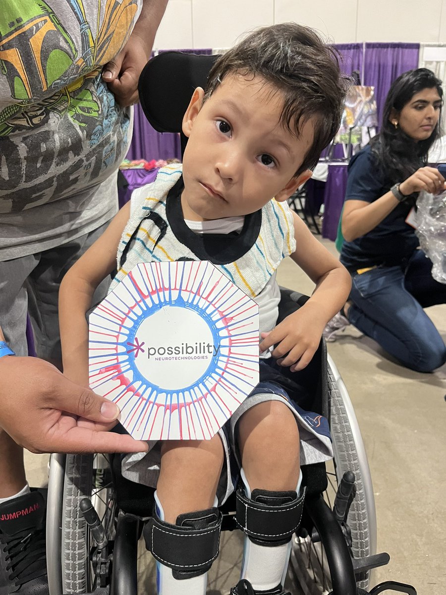 PossNeuro's tweet photo. Day 1 at #AbilitiesExpo was amazing!💥A 3-yr-old creating #BrainArt with a #BCI? It happened with our #Think2Switch! We’re not just bridging the gap, we’re erasing it, making brain-controlled tech accessible for everyone, of every age! 🧠🎨 More fun today and tmw at booth 820 🚀 https://t.co/a1iNyzWIo7