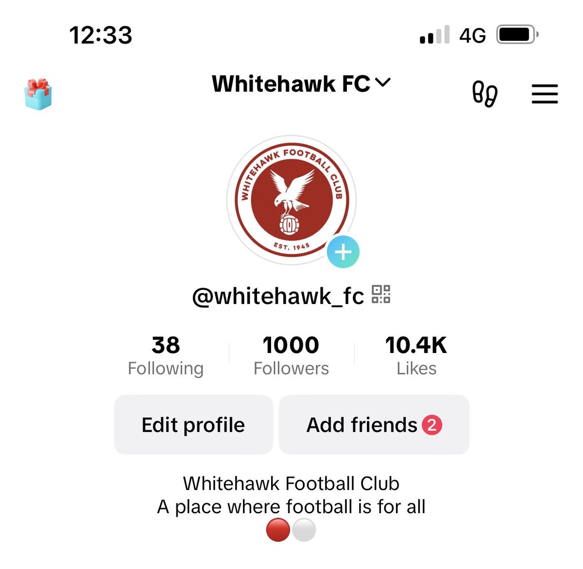 That’s 1000! Come on you Hawks!🦅🔴
<a href="/HawksFCOfficial/">Whitehawk FC</a>