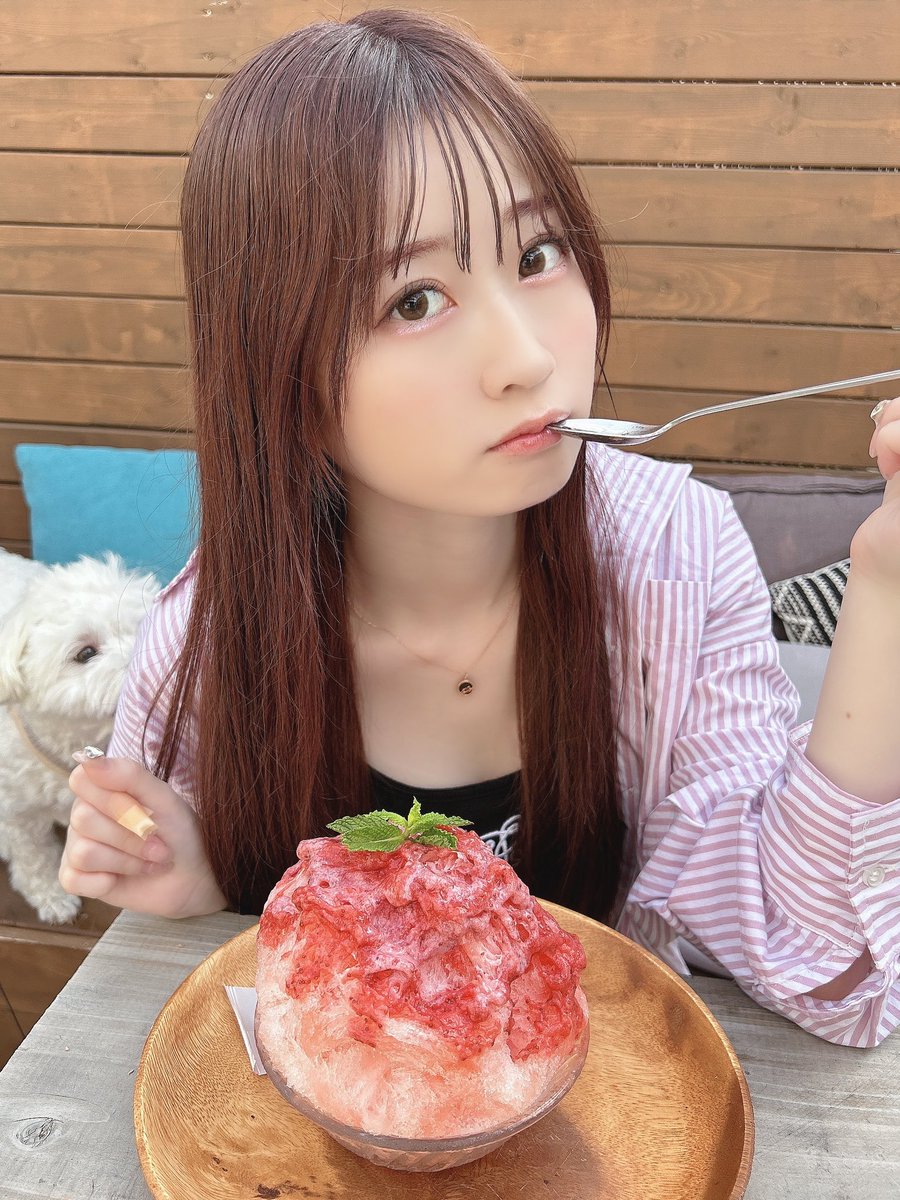 一緒に食べる？🍧