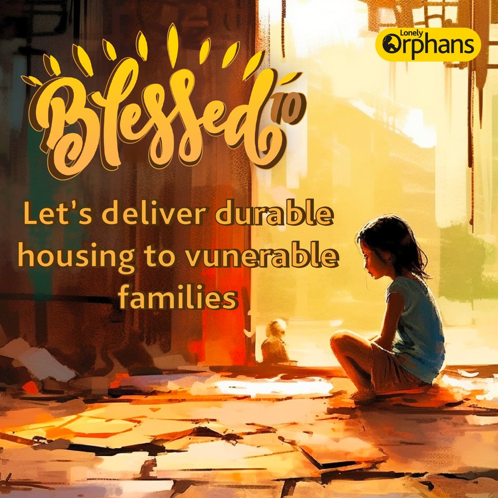 lonelyorphans's tweet image. 🏠💛 Help us give shelter to orphans and needy families.

🔗 Click the link to contribute and learn more about this initiative:blessed10.lonelyorphans.org

#LonelyOrphans #AHomeForEveryChild #RefugeeSupport #ChangeALife #DonateNow