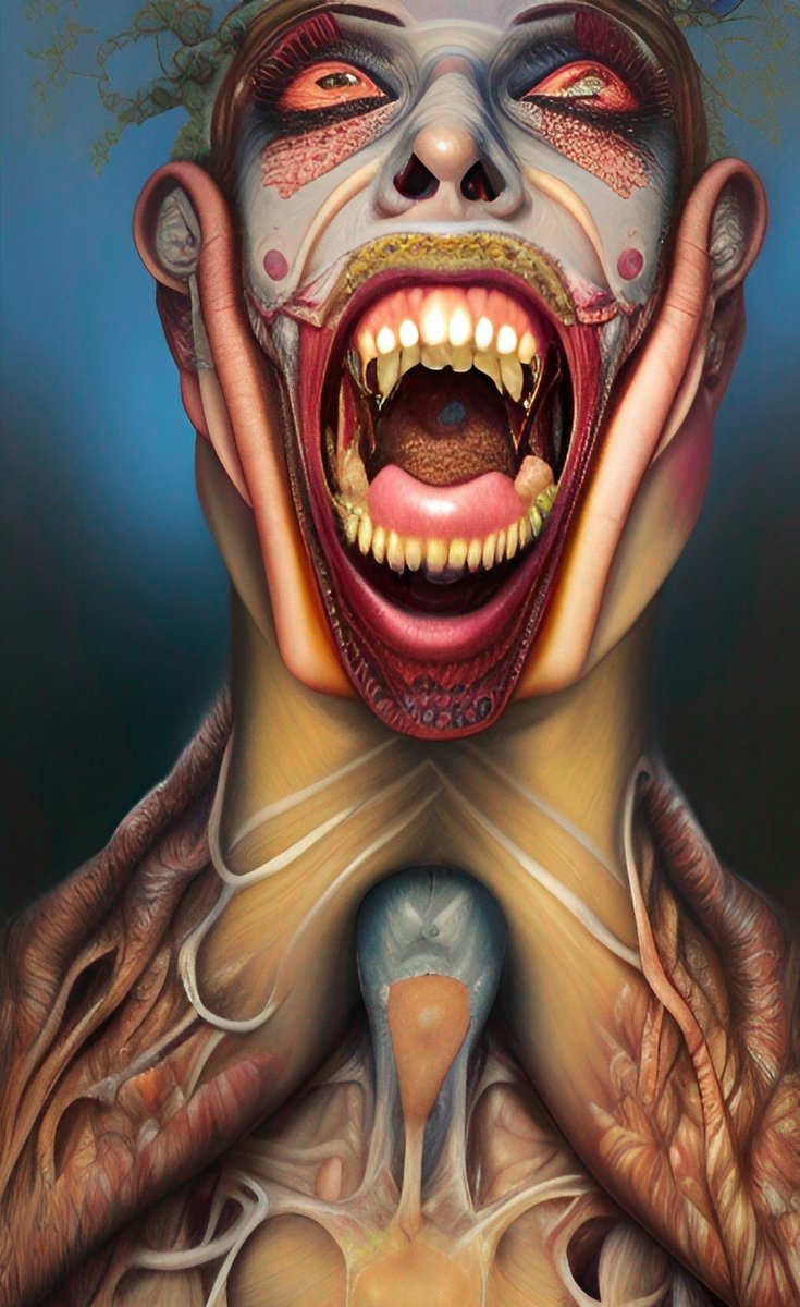 MaliyahAngel's tweet photo. @scary_ai_art #horror #AIart #dreamapp #midjourney https://t.co/VKy79Fm2iw