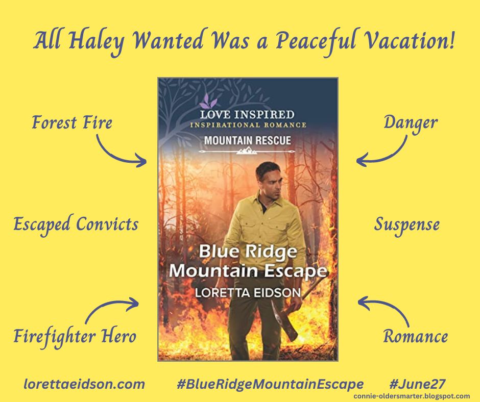 cps1950's tweet photo. THREE more days! What are you waiting for?!?! Preorder your copy of Blue Ridge Mountain Escape today!
https://t.co/otUr1KhJz3
#blueridgemountainescape #LoveInspiredSuspense #lorettaeidson #harlequin #firefighterhero @lorettajeidson @LoveInspiredBks https://t.co/NhRvmjfnip