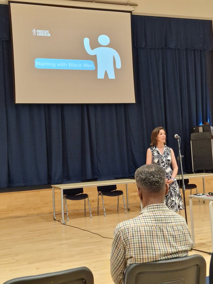 foctbristol's tweet photo. @rylance_amy from @ProstateUK talking about the project in support of black men and awareness #1in4blackmen #prostatecancer #bamecancer https://t.co/zH5j8mXYgK