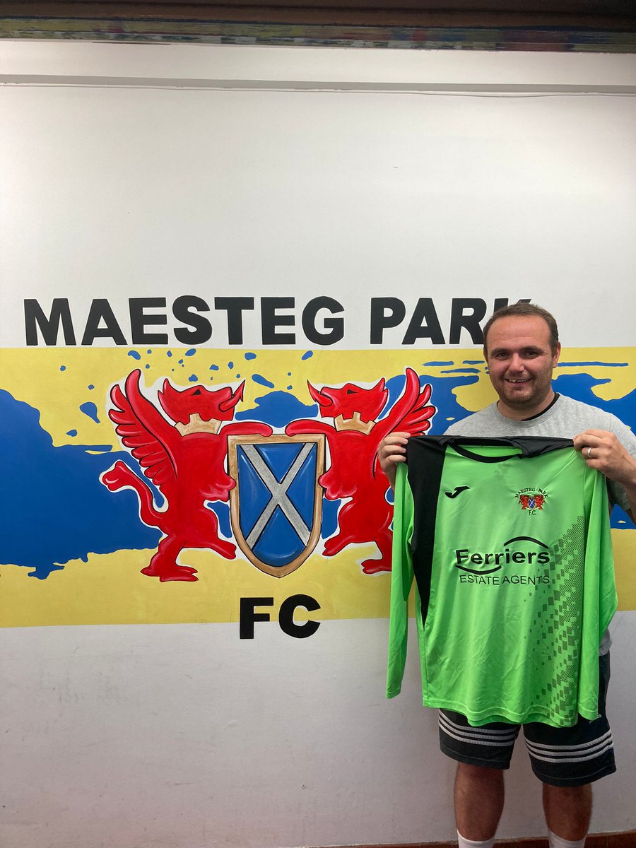 Busy day <a href="/MaestegPark2010/">Maesteg Park FC</a> getting ready  for the new season. 
First signing of the day ....
Park secure the services of goalkeeper Tom Whelan @ThomasW60425526 for another season
Good luck Tom 💙💙