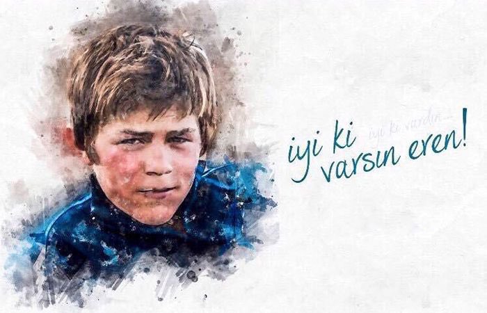 Bu millet seni asla unutmayacak, hafızasında ve kalbinde her daim taşıyacak. 

#İyikiVarsınEren
