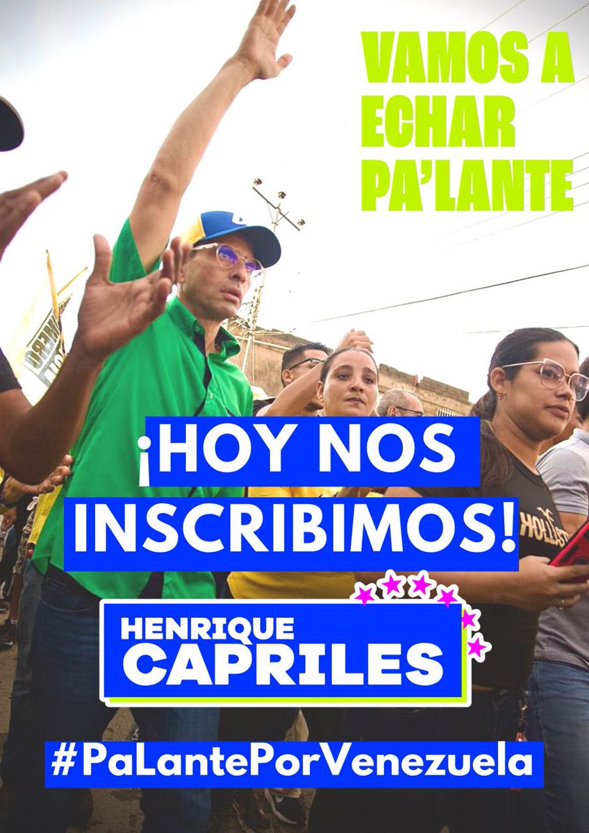 #PaLantePorVenezuela 💛💙❤️