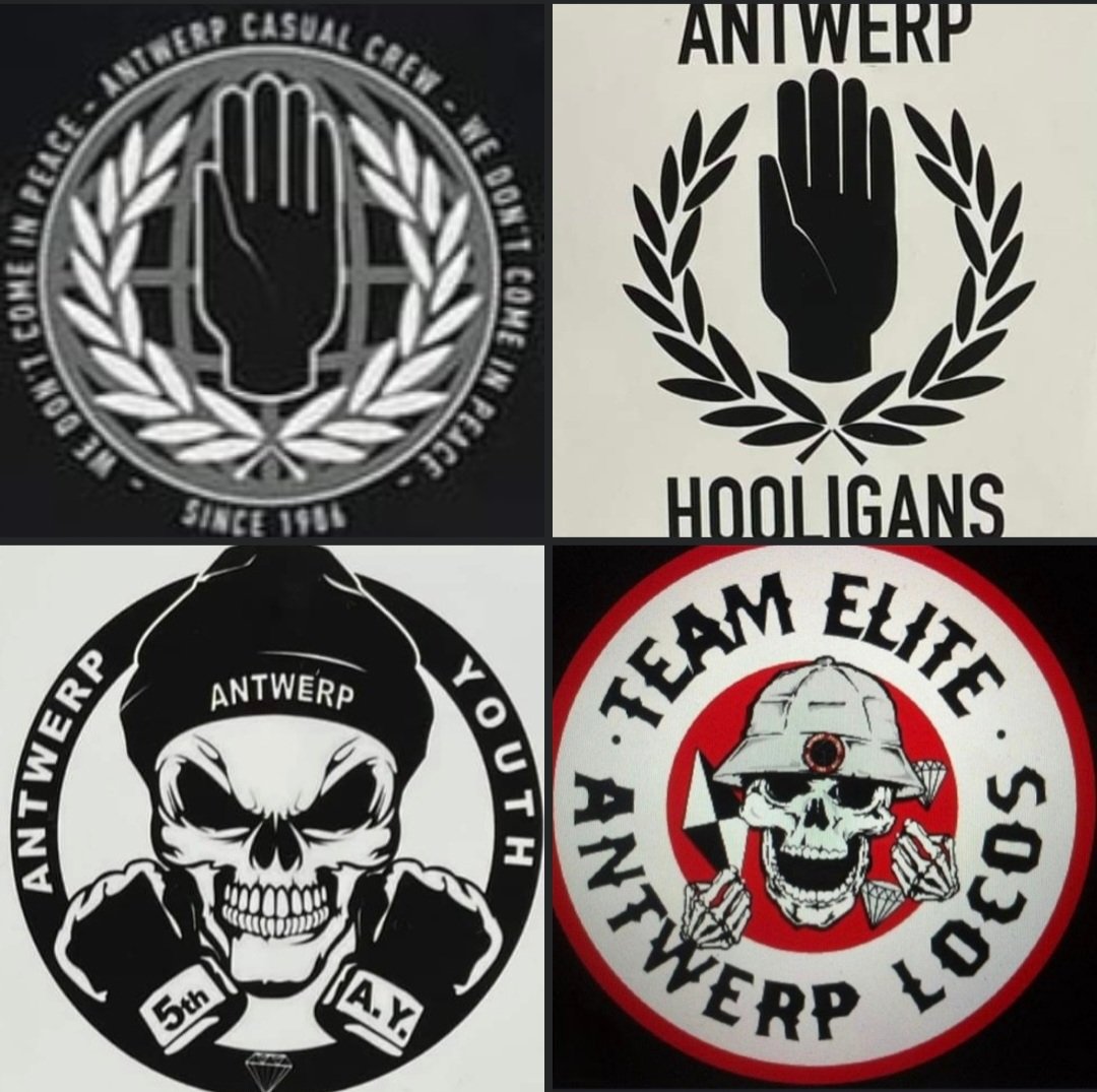 +++ Logos Ultras, Hools & co .   

Antwerp Hooligans, Antwerp Casual Crew, Antwerp Locos, Antwerp Youth.  
Antwerp, Anvers, Belgique
🔴⚪️      🇧🇪
@official_rafc