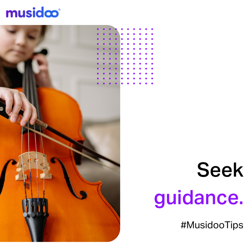 ↗️ Although picking up a musical instrument might be difficult, getting advice from an experienced teacher or mentor can help a lot. 

#Musidoo #LiveOnline #BestReels #MusicLearningTips  #PlayAnInstrument #ViolinTips #MusicTips #LiveOnlineMusicLessons