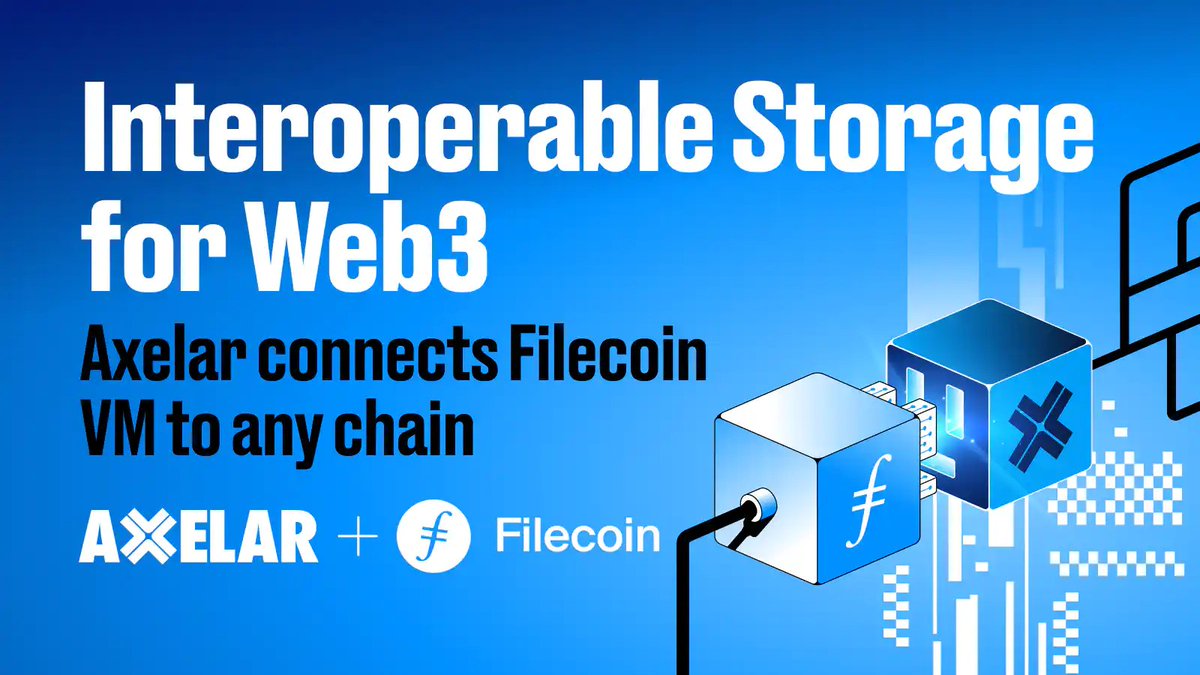 SmartCryptoNew1's tweet image. 🉑 @Axelarcore has been chosen by @Filecoin as a leading interoperability network for liquidity and #dataDAOs on #FVM

🉑 Filecoin Virtual Machine combines smart contracts with verifiable storage, enabling decentralized governance over global data resources

🔽 VISIT…
