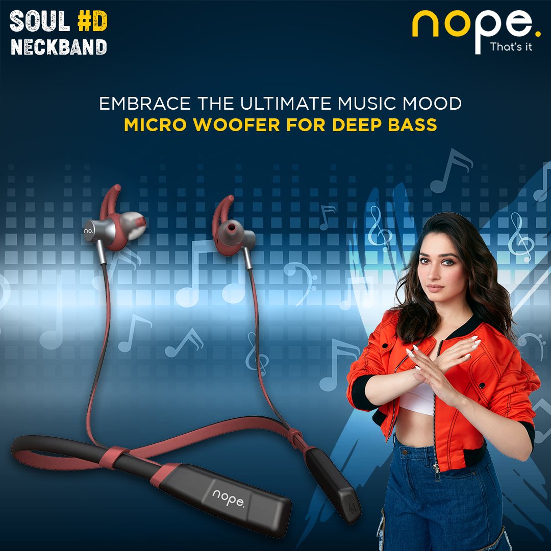 nope_india's tweet photo. Prepare to be amazed as the Nope Soul #D envelops you in a symphony of rich, immersive sound.
.
Click Here To Buy - https://t.co/o1K3HRlMUh
.
#nope #thatsit #tamannaah #tamanaahhatia #tamana #tamanabhatia #sould
#hdmusic #musicalvibes #powerfullsound #smartsound #bass #music https://t.co/FfNbUwLg8B