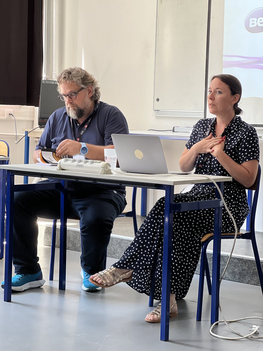 En salle #Addingwell, discussion et échange autour de la collecte de données éthique menée par @camillechaudet et <a href="/MFroment75/">Michael Froment</a> #MCParis2023