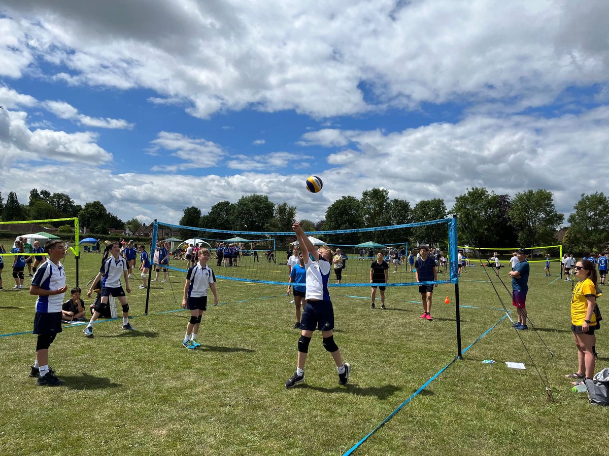 Glorious day for some volleyball at the Aschcombe volleyball tournament 🏐 #BeReady #BeTogether
