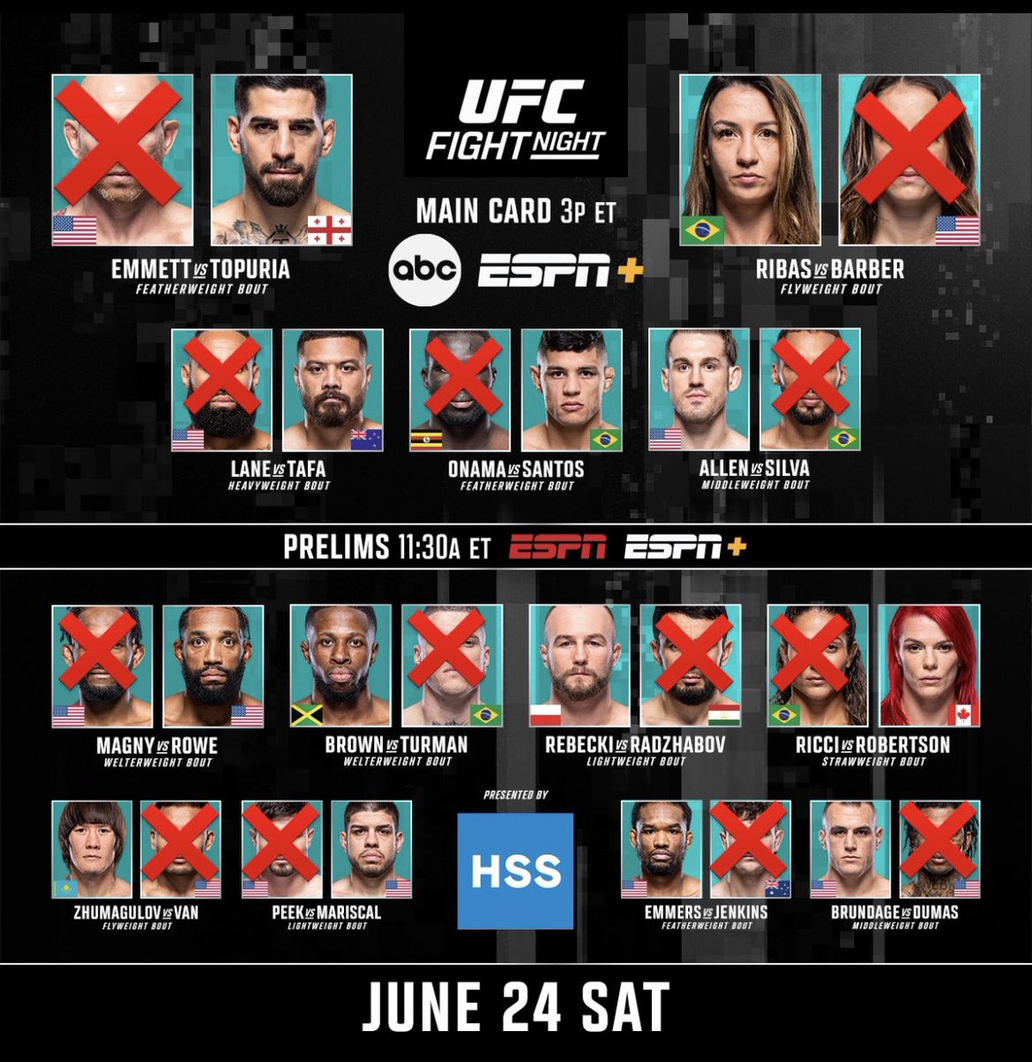 We getting started early today!

UFC JACKSONVILLE Picks & Predictions 👊🏻💥🔥🤑🙌🏼✅🧾

Parlays & Prizepicks coming up next!

#UFConABC5 #UFCJacksonville #GambingTwitter