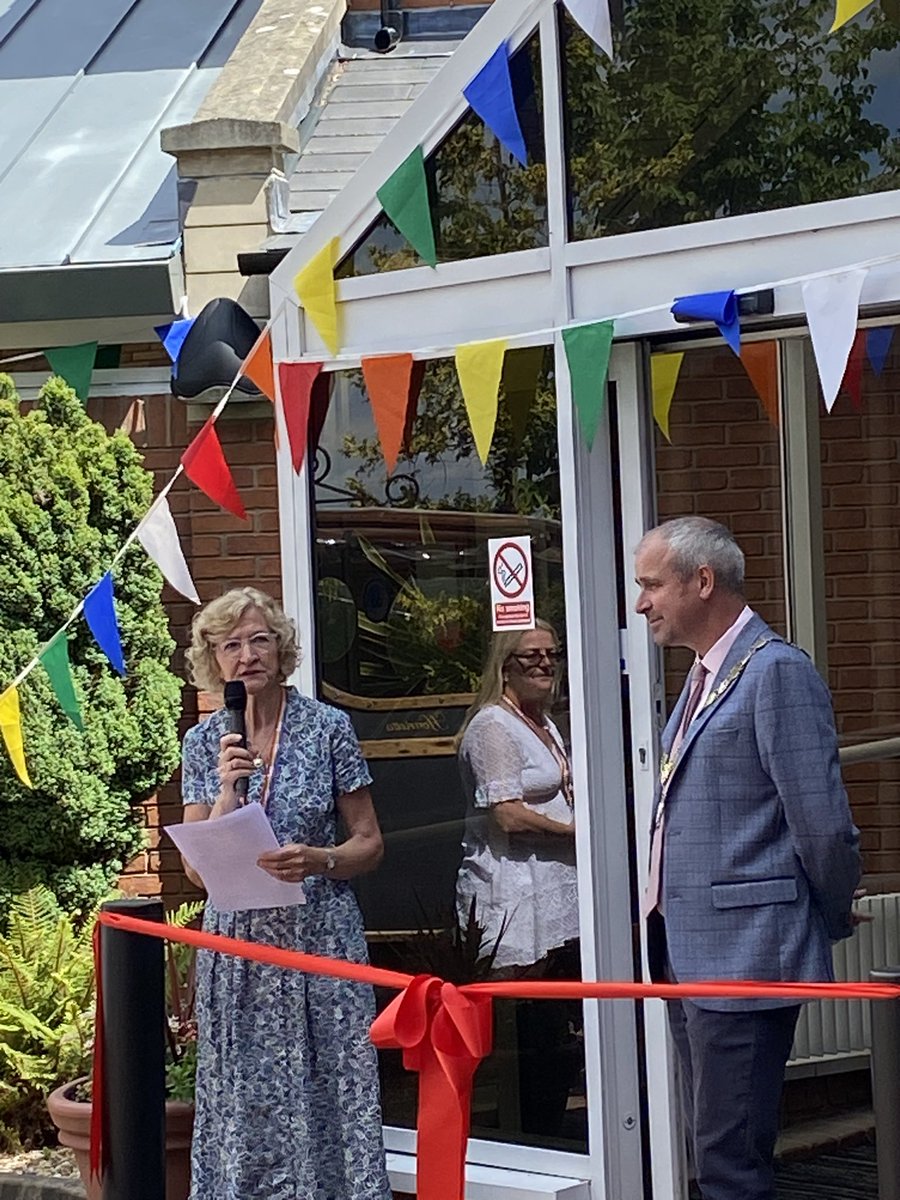 ShirlHall's tweet photo. Delighted to be at Town Thorns in Rugby for the official opening after a huge refurbishment programme. A transformed community for all the residents and staff here. https://t.co/W7eS77feHx