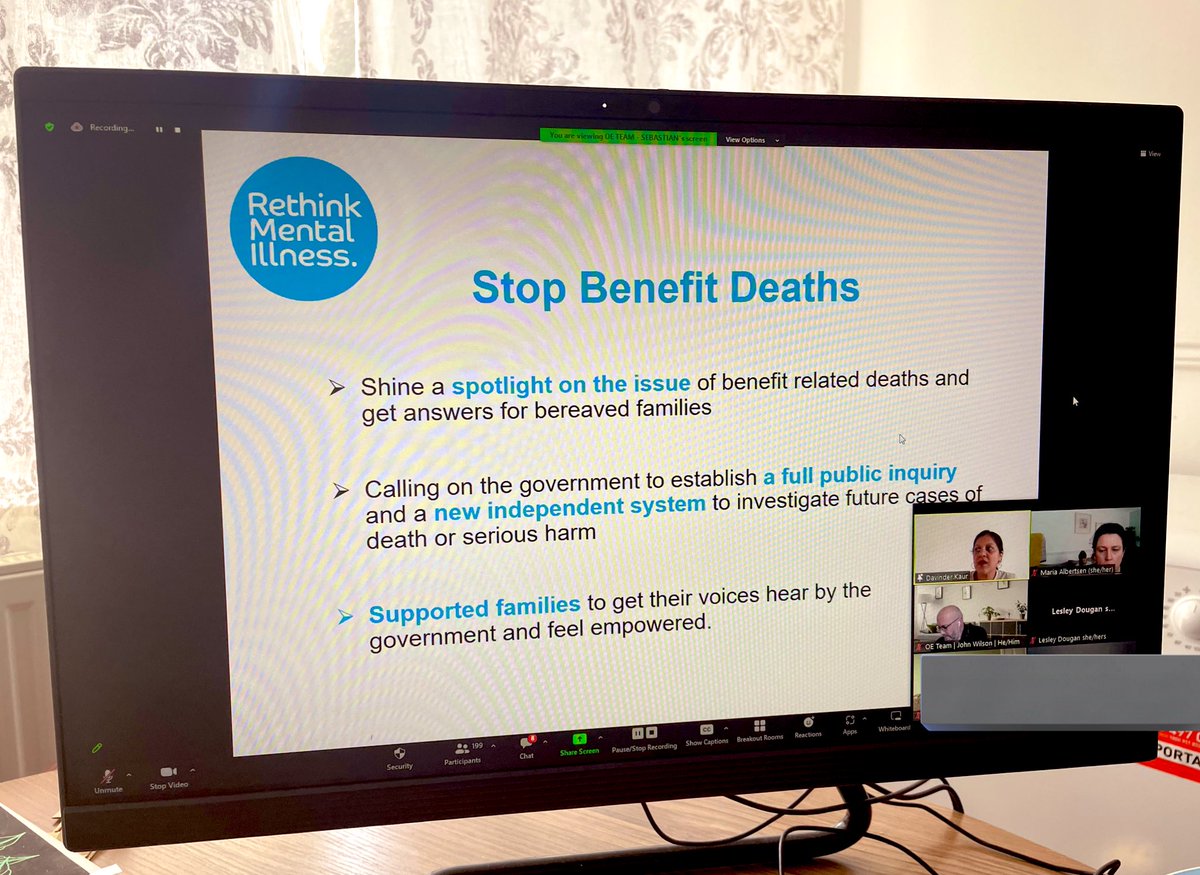 Really insightful, harrowing and heartbreaking BUT vital presentation by Davinder Kaur from @Rethink_, ‘Building communities that care.’ Lots of talk about the Stop Benefits Deaths campaign - you can 1/ #nationalcounsellorsday #therapistsconnect