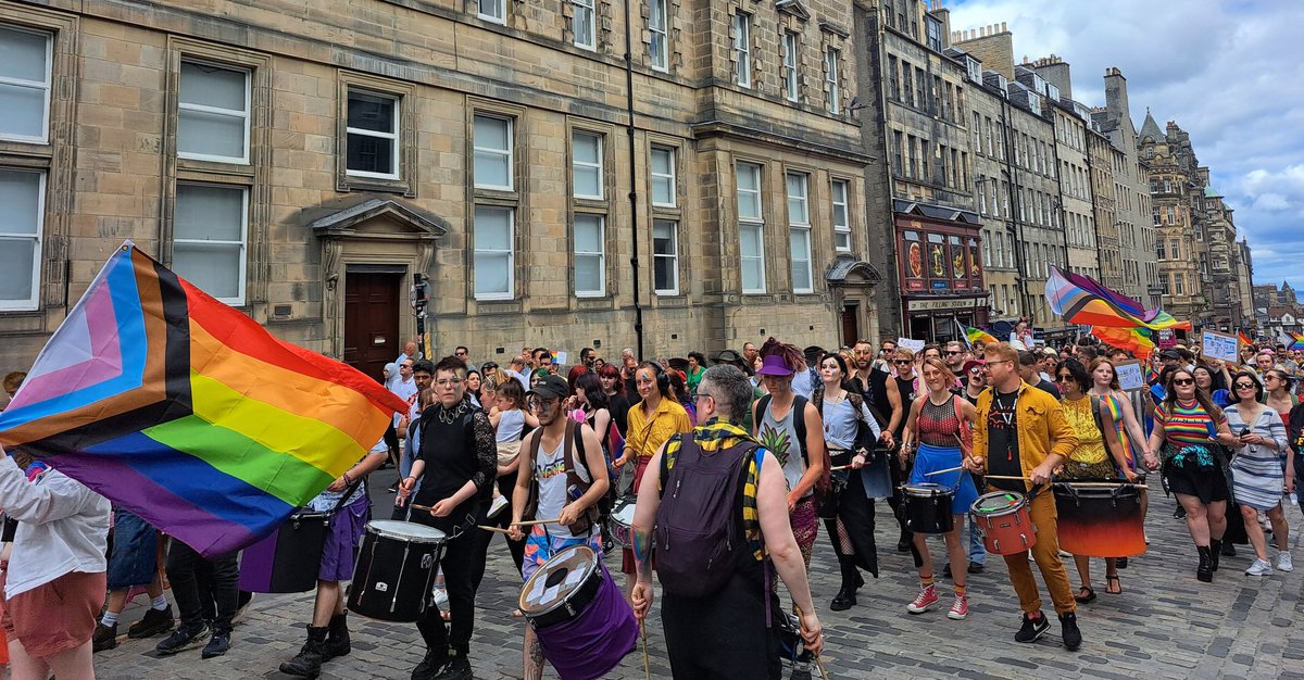 Happy #EdinburghPride! 🏳️‍🌈🏳️‍⚧️ #Pride2023