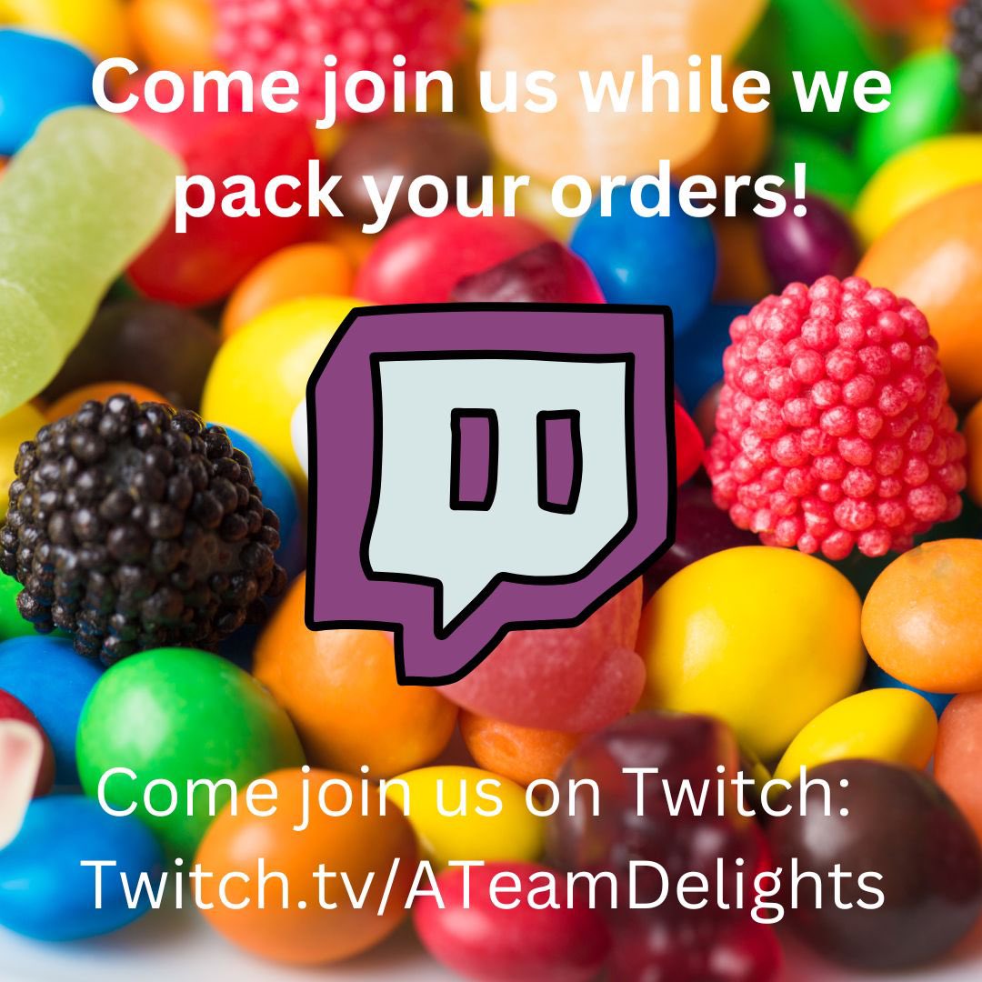 ATeamDelights's tweet photo. We’re going live once again! Tune in to https://t.co/nQ3OWDmhw8 to watch the magic!! We’ll be live and vibing from 3pm and packing some sweet goodness!

So if you could take the time to pop up a tab, or come and chill with us that would be great. 

Everyone is welcome ❤️😁 https://t.co/cplABLraPz