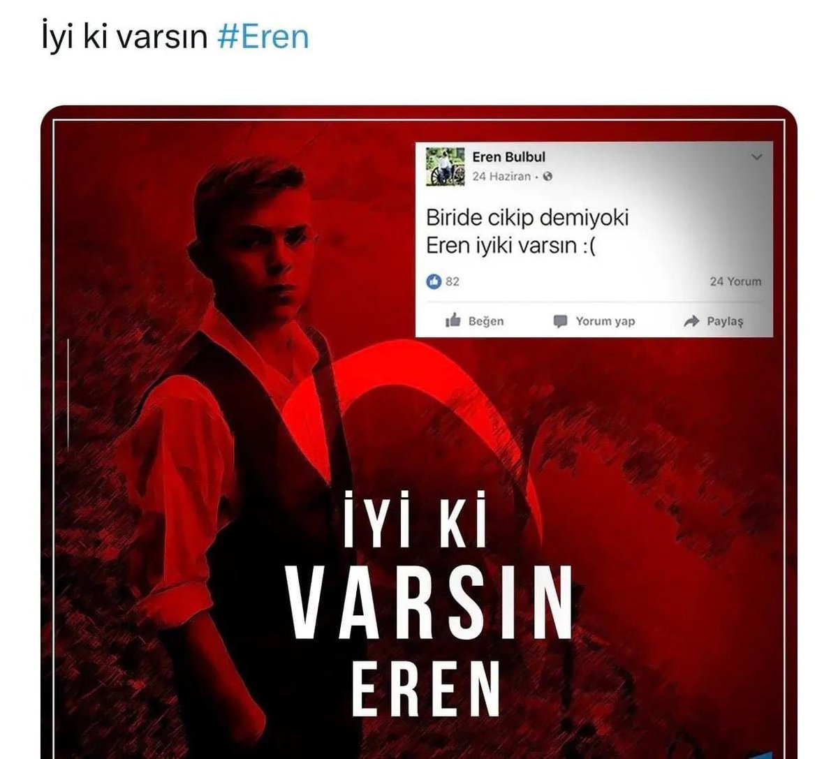 Eren İyi ki Varsın…

#iyikivarsınEren