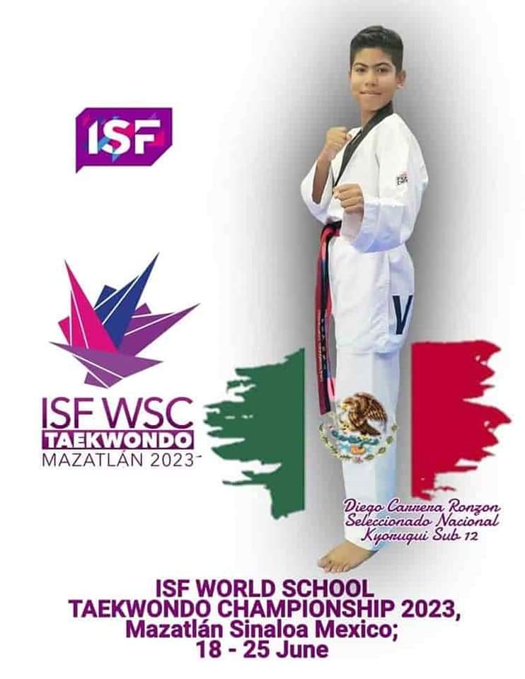 SantanderIrma's tweet photo. Diego Carrera Ronzón gana medalla de oro en Campeonato Mundial Escolar de Taekwondo #Coatza https://t.co/SeA7eb7n4b https://t.co/63DEdzPpgt
