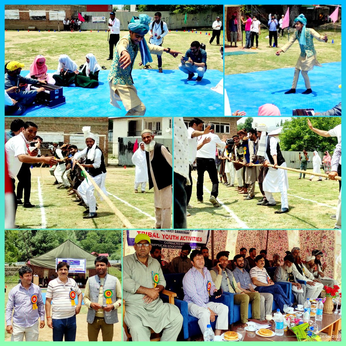yssganderbal's tweet photo. Worthy Director YSS J&amp;K Mr. Subash Chander Chibber (JKAS) Kickstarted the Sports Event for Tribal Youth &amp; Golden age people of District Ganderbal. Tribal cultural programs were displayed before the Director. Tug of War &amp; Volleyball events were conducted.@dgyssjk @dcganderbal https://t.co/aCSIeoVmKo