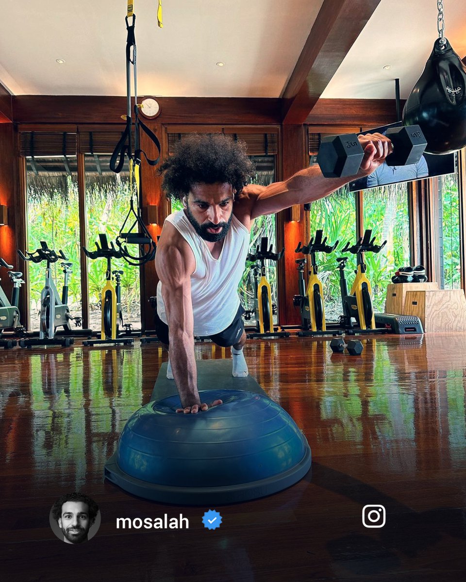 LFC's tweet photo. 💪 @MoSalah https://t.co/ULEqqMl0TR