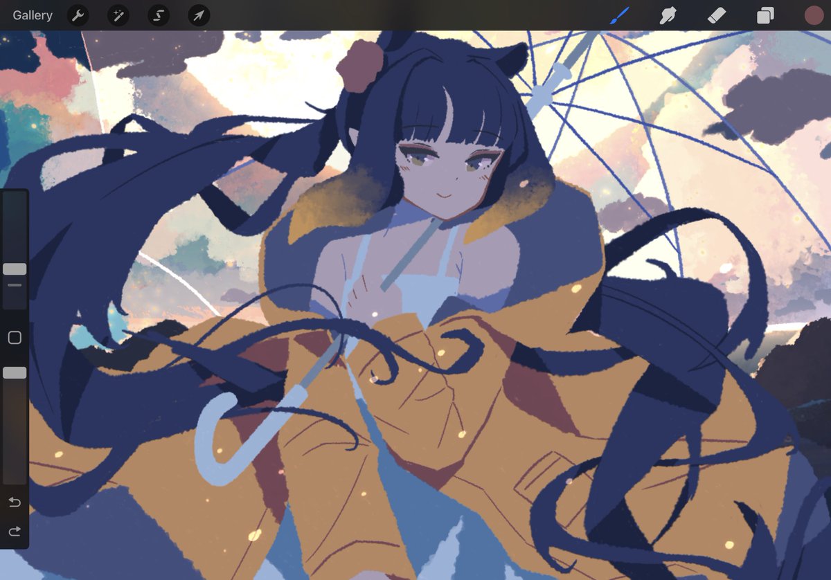 一伊那尓栖 「#wip」|sora🌘デザフェスB-338のイラスト