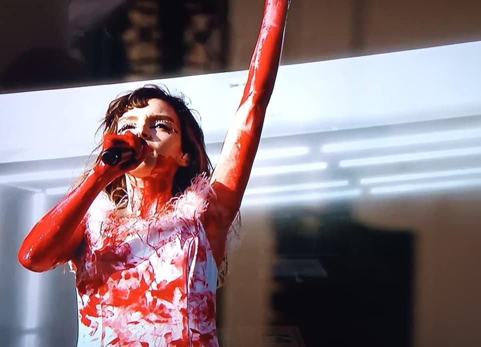 laurenevemay's tweet image. Glastonbury 2023. The final Final Girl 💔❤️ #freethenipple