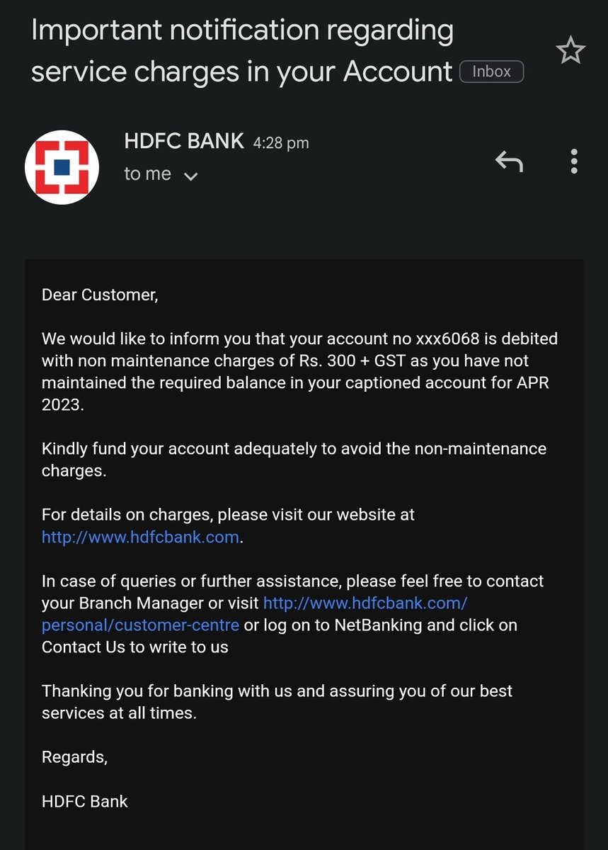 CAAditiBhardwaj's tweet photo. @HDFC_Bank @RBI This is a #complaint being raised against #HFDC, Tippasandra 80Ft road branch, Bangalore. My son's account was opened in Nov 2016. It was committed by bank that it would be added to my personal Imperia account. This was NEVER done inspite of multiple forms filled. https://t.co/goBlyHUvJn