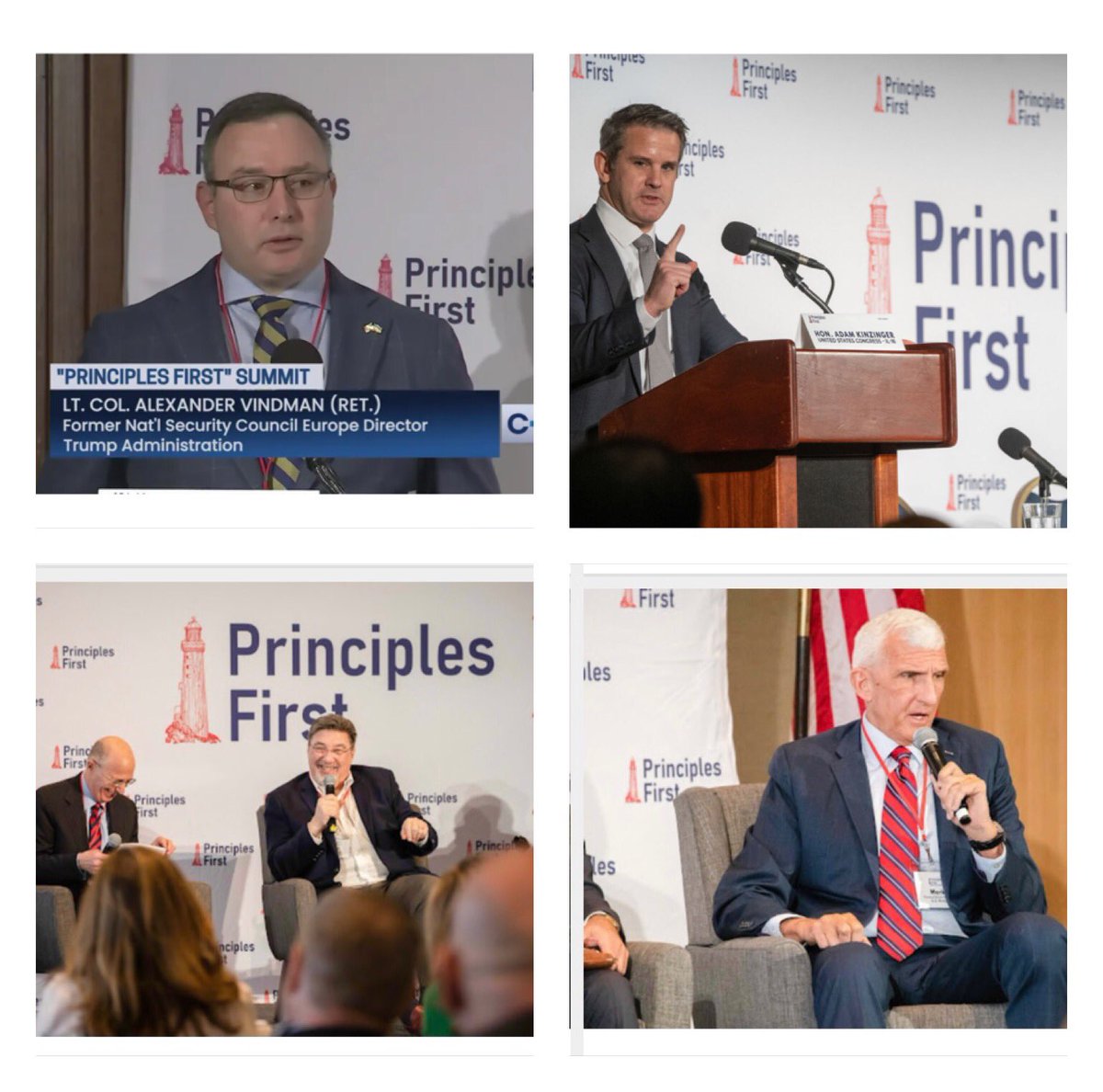Now might be a great time to point out that at @Principles_1st summits, we’ve had experts on #Ukraine #Russia speak. Serious movements recruit serious speakers on serious topics. #PrinciplesFirst @AVindman @AdamKinzinger @RadioFreeTom @MarkHertling #RussiaUkraineWar