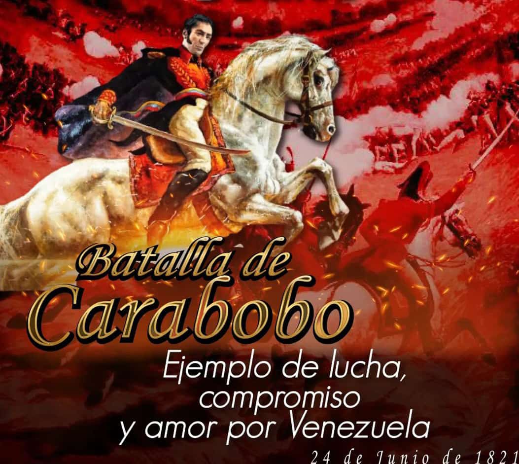 A 2022 años de la #BatallaDeCarabobo #Venezuela seguirá siendo libres de toda atadura imperial, seguiremos venciendo
