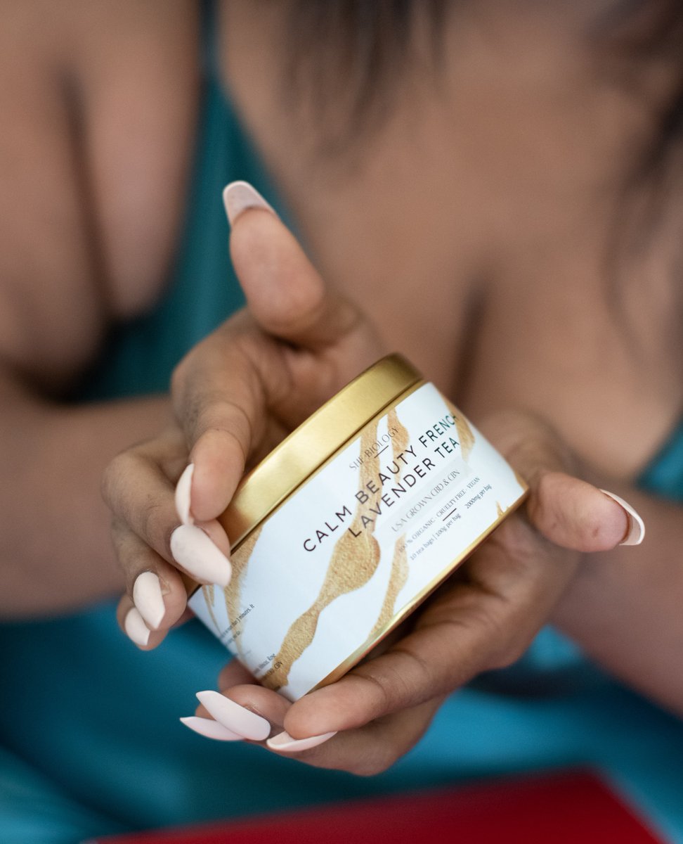 Shebiology's tweet photo. Start your morning off right with our Organic Calm Beauty French Lavender Tea CBD! Tea can be a great way to relax and unwind
 #tealover #teatime #tealovers #teadrinkers #teacuptuesday #teacuplovers https://t.co/DQ5Iqce2Gu