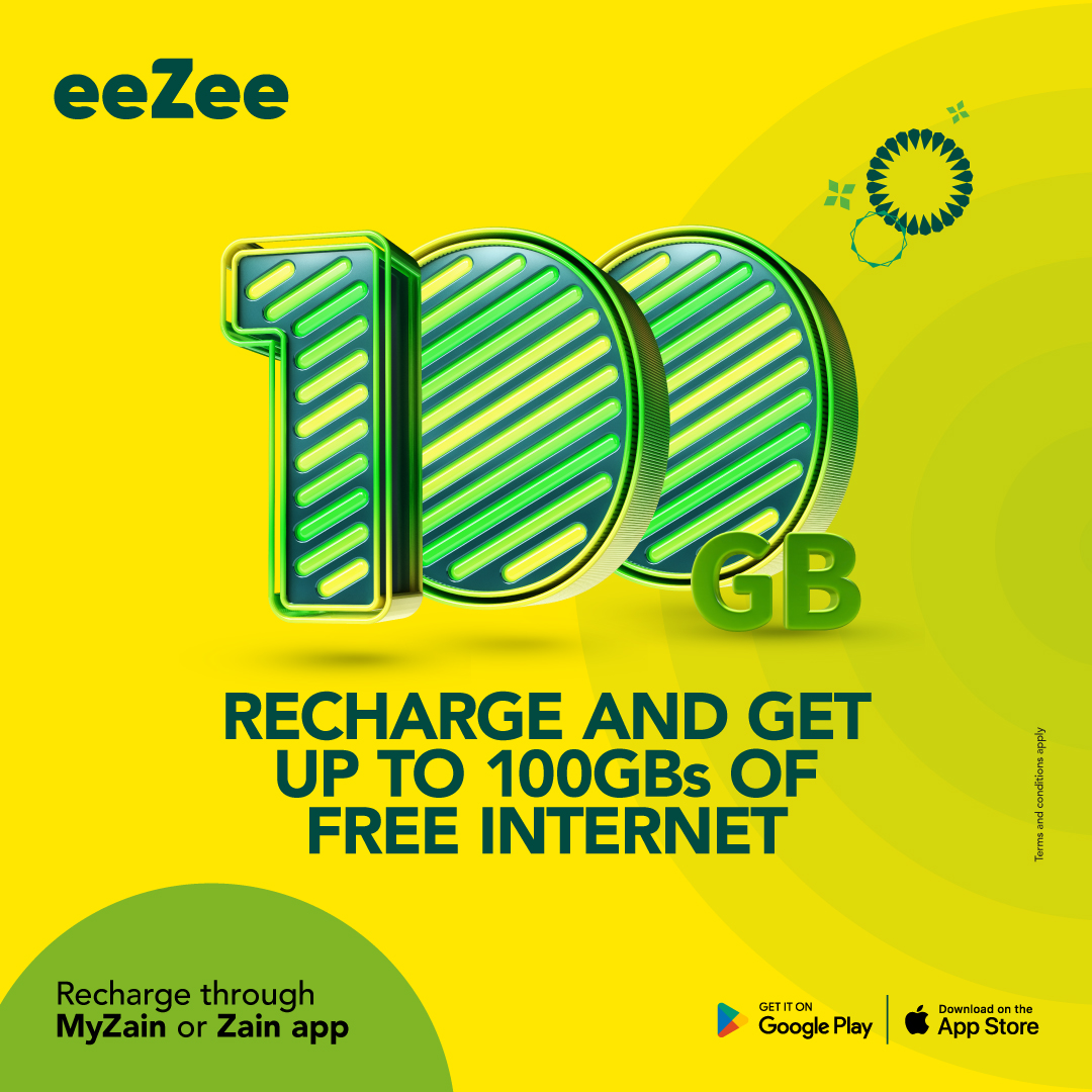 Zain Kuwait on Twitter "Enjoy up to 100GBs of free when