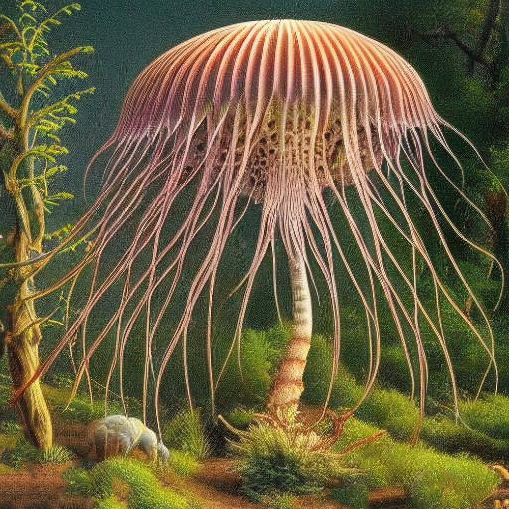 👽️ 🎨 #openmind #fantasy #jelly #mushroom
⁠⁠
#astral #realm #machinelearning #digitalart #biodiversity #genetics #naturalenvironment #biology #universenature #alienworlds #cosmicLife #extraterrestrial #interstellarLife