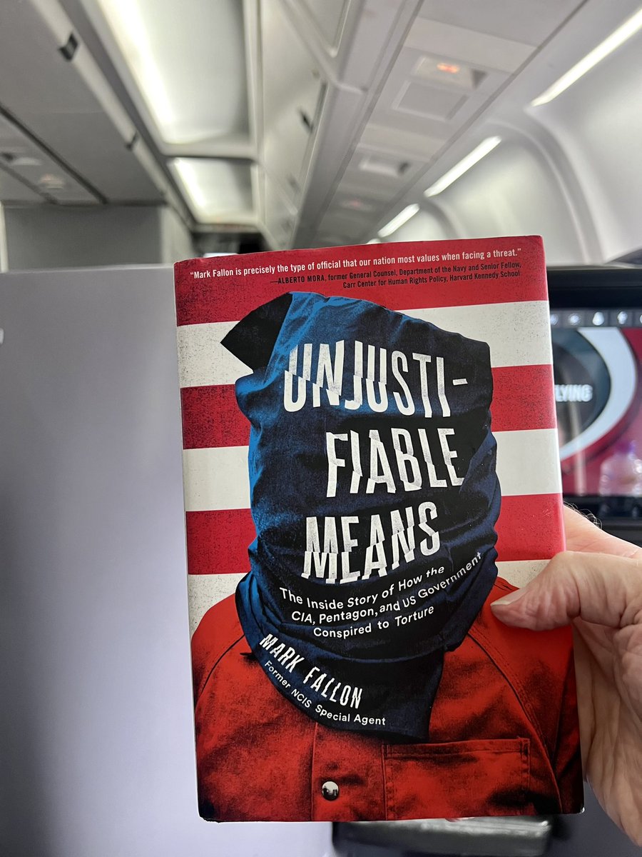 Thank you @carolrosenberg - as one of those 40 heading to #Guantanamo, I brought #UnjustifiableMeans to read on the flight!