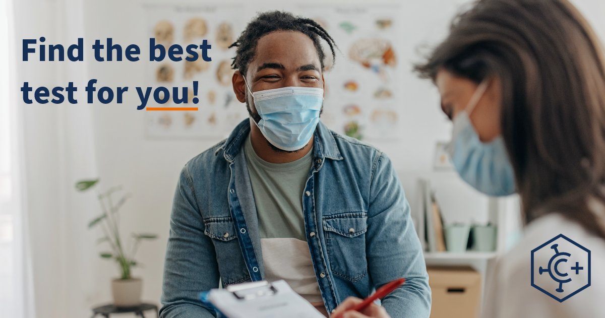 All of our tests come with virtual support, including treatment, from  our licensed providers. If you need help determining which of our 4 tests is appropriate, we’ve got you covered with free expert advice. Book the test that’s right for you, worry free!

#gettested #covid19