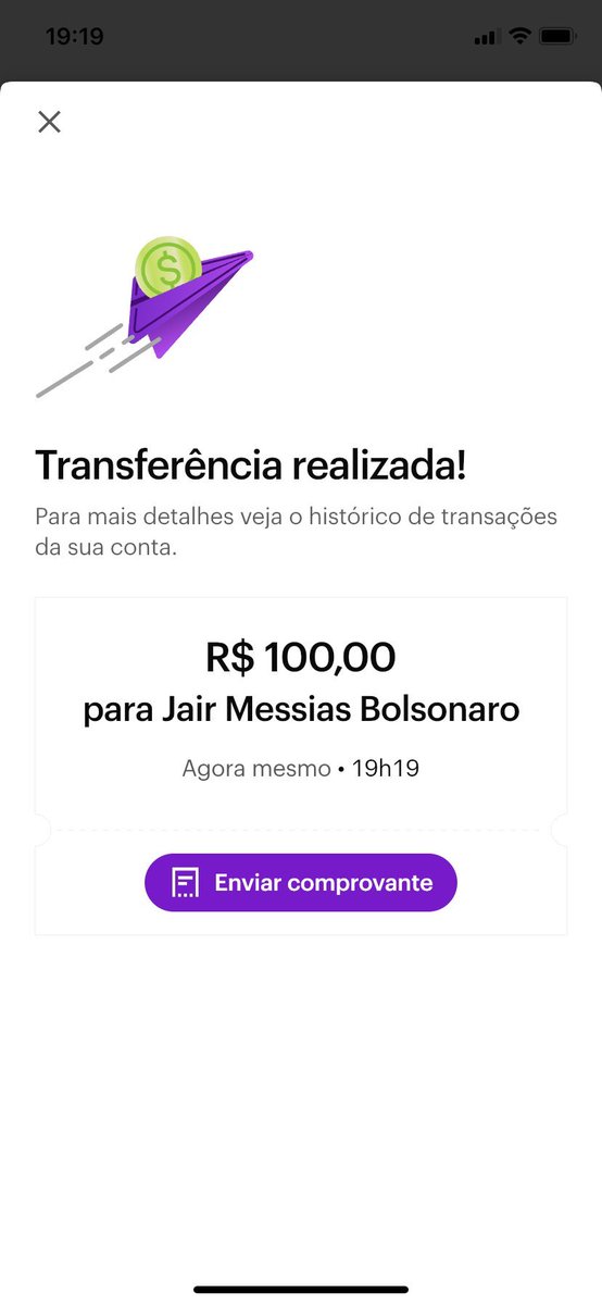 Ferdeg2017's tweet photo. Meu dinheiro, minhas regras!
É o mínimo que eu posso fazer pelo nosso Presidente Bolsonaro por ter tentado salvar e consertar esse lixo de país!
"CPF 453.178.287-91" https://t.co/fwpXJIvZz3